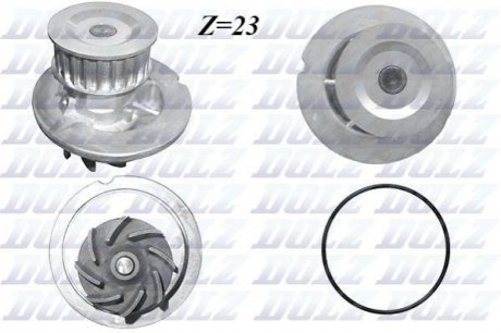 Помпа водяна Chevrolet Lacetti, Daewoo Nubira, SAAB 9-3 DOLZ o270