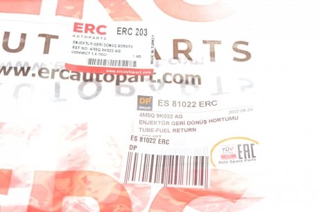 Шланг DP Ford Focus, Mondeo, Connect, C-Max DP Group es 81022 erc