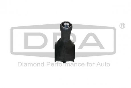 Рукоятка кулисы (черная 6ступ) без чехла VW A6 (97-05) Audi A6 DPA 77111635502 (фото1)
