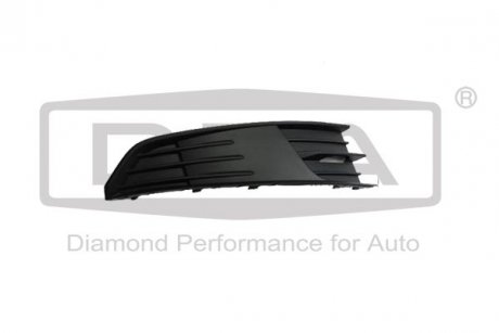 Решетка противотуманной фары правый (черный) Skoda Fabia III (NJ3) (14-) DPA 88071804202
