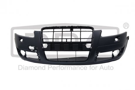 Бампер передний с омывателем и без помощи при парковке (грунт) Audi A6 (04-11) DPA 88071825502