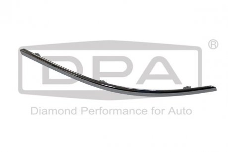 Купить Молдинг переднего бампера правый (хром) Audi A6 (04-11) Audi A6 DPA 88531788102 (фото1) подбор по VIN коду, цена 410 грн.
