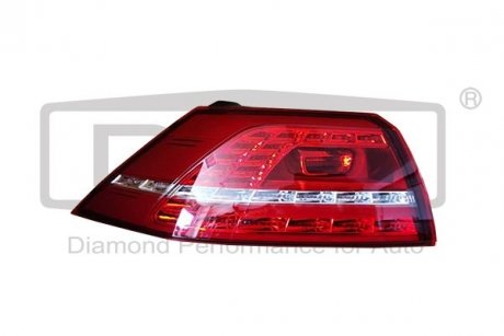 Купить Фонарь левый наружный LED VW Golf (12-) Volkswagen Golf DPA 99451800102 (фото1) подбор по VIN коду, цена 2630 грн.