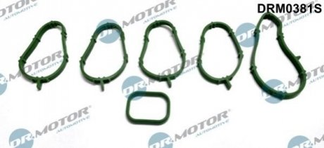 К-т прокладок впускного колектора, 6 шт Fiat Panda, Punto, Grande Punto, 500, Alfa Romeo Mito, Fiat Doblo, Ford KA Dr.Motor drm0381s