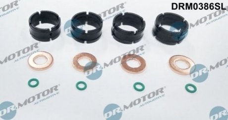 Комплект прокладок из разных материалов Land Rover Discovery, Peugeot 607, Citroen C6, Land Rover Range Rover, Jaguar XJ, Peugeot 407, Jaguar XF, Citroen C5 Dr.Motor drm0386sl