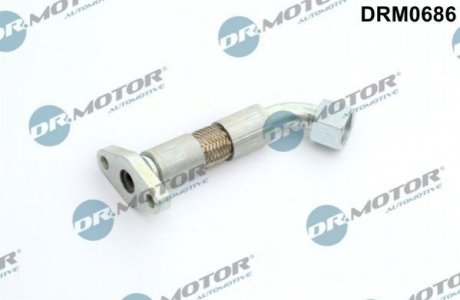 Трубка маслопроводу (чорний метал) Dr.Motor drm0686