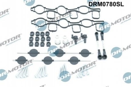 Ремкомплект впускного коллектора 40 элементов Audi A7, A6, Q7, A8, A5, A4, Q5 Dr.Motor drm0780sl