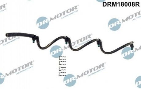 Шланг паливної системи ремкомплект Dr.Motor drm18008r