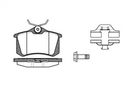 Купити Drive+ - Гальмівні колодки до дисків Volkswagen Passat, Corrado, Golf, Vento, Seat Ibiza, Audi A4, Mazda 929, Volkswagen Polo, Audi A3, Seat Cordoba, Skoda Octavia Drive+ dp1010.10.0002 (фото1) підбір по VIN коду, ціна 417 грн.