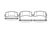 Купить Drive+ - Гальмівні колодки до дисків Toyota Carina, Camry, Celica, Lexus ES, Toyota Avensis, Lexus RX Drive+ dp1010.10.0190 (фото1) подбор по VIN коду, цена 493 грн.