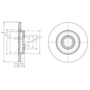 - Тормозной диск Drive+ dp1010.11.0146