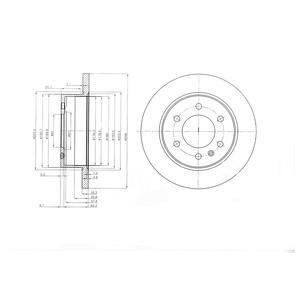 - Тормозной диск Drive+ dp1010.11.0267