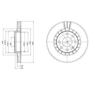 Гальмівний диск Opel Kadett, Ascona, Vectra, Astra Drive+ dp1010.11.0346