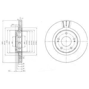 - Тормозной диск Drive+ dp1010.11.0425