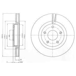 - Тормозной диск Drive+ dp1010.11.0571