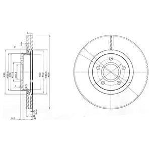 - Тормозной диск Drive+ dp1010.11.0855