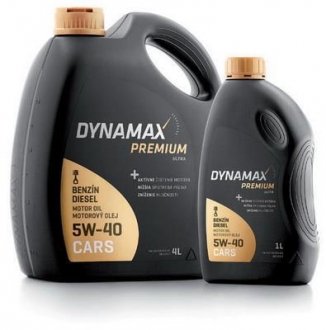Купить Масло моторное ULTRA 5W40 (4L) Dynamax 501603 (фото1) подбор по VIN коду, цена 962 грн.
