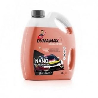 Омивач скла літній NANO RACING ORANGE (4L) Dynamax 502570