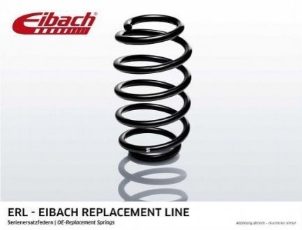 Купити Пружина (передня) VW Bora 1.9TDI 98-05/Skoda Octavia 1.8T/1.9TDI/2.0 96-10 Skoda Octavia, Volkswagen Bora EIBACH r10071 (фото1) підбір по VIN коду, ціна 959 грн.