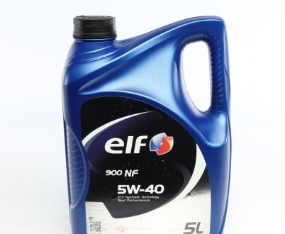 Масло 5W40 Evolution 900 NF (5L) (458984) (B4/A3/CF/SL/MB 229.3/VW502.00/505.00/PORSCHE A40) ELF 213908