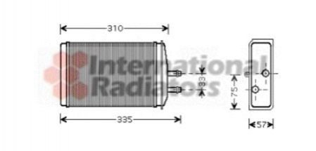 Радиатор отопления Skoda Felicia, Volkswagen Caddy ELIT 6U0819030