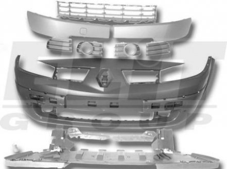Бампер передний Renault Megane ELIT kh6041 900