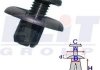 Купить Зажим бампера Ford C-Max, Suzuki SX4, Toyota Land Cruiser, Honda Accord, Civic, Nissan Primera, Hyundai Pony, Honda Prelude, Toyota Yaris, Verso, Camry ELIT r 71176 (фото1) подбор по VIN коду, цена 306 грн.