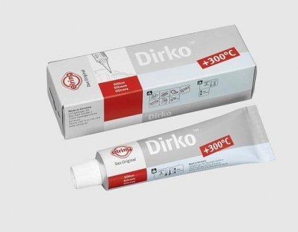 Герметик Dirko (-60°C +300°C) 70ml (серый) (заменен на 036.164) ELRING 036.163