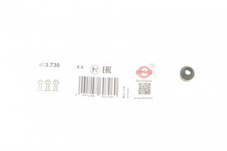 Сальник клапана (впуск/випуск) Renault Master 2.2/2.5dTi/dCi 00- (6x8.8/12.2x9.7)(1шт.) Opel Astra ELRING 403.730