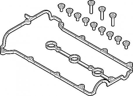 MAZDA Комплект прокладок крышки головки 323 F V (BA) 2.0 24V (BAEP) 94-98, FORD USA ELRING 658.980