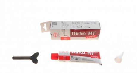 Купити Герметик Dirko HT (-60°C +315°C) 70мл (червоний) ELRING 705.708 (фото1) підбір по VIN коду, ціна 277 грн.
