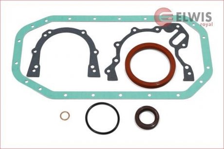 Купити Комплект прокладoк двигуна - нижній Volkswagen Polo, Golf, Jetta, Vento, Seat Ibiza, Cordoba Elwis Royal 9556016 (фото1) підбір по VIN коду, ціна 769 грн.