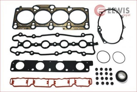 Комплект прокладок головки блока циліндра Volkswagen Golf, Scirocco, Audi A3, A4, Seat Leon, Audi A6, Volkswagen EOS, Jetta, Passat, Audi TT, Skoda Octavia Elwis Royal 9856017