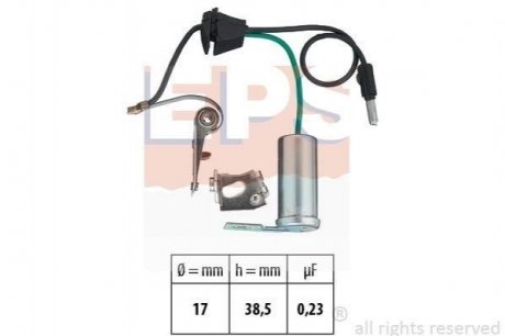 Купити RENAULT Контакти трамблера (з конденсатором) R9,11 1.0/1.1 81-88 Renault Clio EPS 1.215.126 (фото1) підбір по VIN коду, ціна 1163 грн.