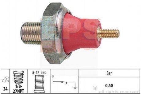 FORD Датчик давл. масла TRANSIT 2,5DI Ford Transit EPS 1.800.031