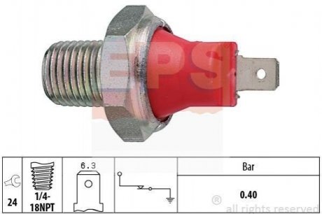 FORD Датчик давления масла SAAB Ford Fiesta, Escort, Orion, Sierra, Scorpio, Mondeo, Galaxy, KA EPS 1.800.032