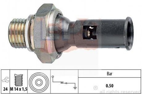 VOLVO Датчик тиску оливи 240-960 EPS 1.800.056