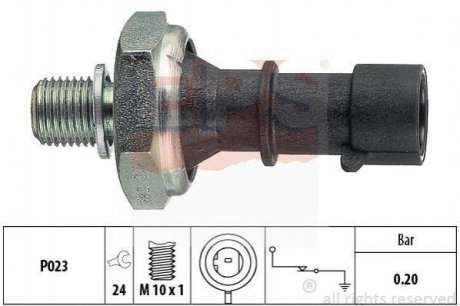 Датчик тиску масла Opel Astra H/J 1.7Cdti Opel Astra, Zafira, Chevrolet Cruze, Opel Meriva, Vectra, Corsa EPS 1.800.170