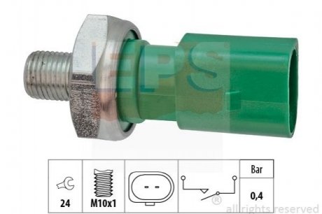 Датчик тиску масла VAG 1.6/2.0 tdi Audi A6, Seat Leon, Volkswagen Golf, Audi A3, Q5, Skoda Octavia, Audi Q3, A4, A5, Volkswagen Polo, Scirocco EPS 1.800.204