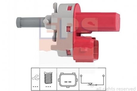 Датчик стоп-сигналу Ford Focus/Mondeo 98-07/Mazda 6 1.4-2.3 02-07 Ford Mondeo, Galaxy, Focus, Jaguar X-type, SAAB 9-5, Mazda 6, Ford Transit, Mazda 2 EPS 1.810.171