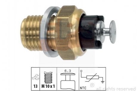 Датчик температури Audi 80, 100, Volkswagen Passat, Audi A8, A6, A4 EPS 1.830.093