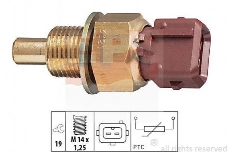 CITROEN Датчик температуры воды Berlingo,Xsara Peugeot 306, Citroen Berlingo, Peugeot 406, Partner, Citroen Xsara, Peugeot 206 EPS 1.830.321