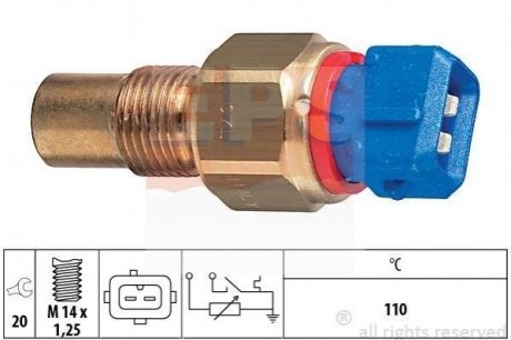 CITROEN Датчик температуры воды Jumper 94-,ZX,PEUGEOT 205,405,Boxer Peugeot 405, 605, 306, Boxer, 806, Fiat Ducato, Citroen Jumper, Peugeot 406, Citroen Jumpy, Peugeot Expert, Citroen Berlingo EPS 1.830.521