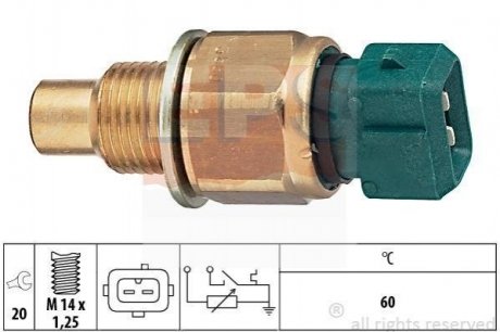 PEUGEOT Датчик температуры воды Boxer 2,5TD -02, CITROEN Jumper 2,5TD. EPS 1.830.560