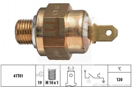 Датчик температури води Audi 80, 100 86- Audi 80, 100, Volkswagen Polo, Golf EPS 1.840.007