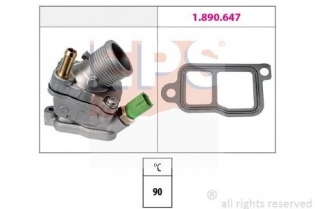 Купить VOLVO Термостат S60/80,V70,XC90 Volvo XC90, S80, S60, V70, XC70, C70, C30, S40, V50 EPS 1.880.732 (фото1) подбор по VIN коду, цена 1661 грн.