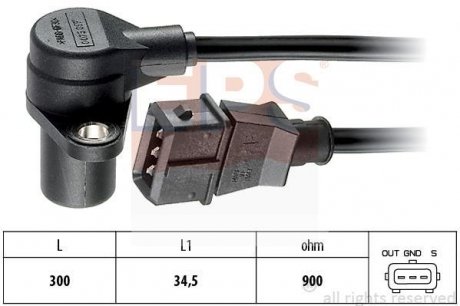 OPEL Датчик оборотов двигателя ASTRA G 1.7TD 98 Opel Astra EPS 1.953.237