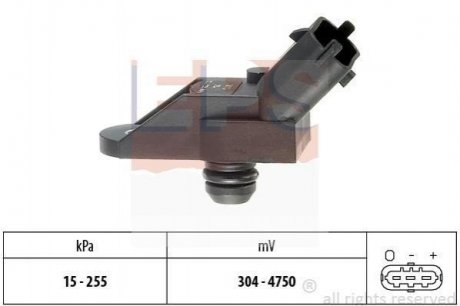 FIAT Датчик давления наддува 1,9-2,4JTD EPS 1.993.013