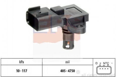 LANDROVER Датчик тиску у впускному колекторі Range Rover 4,2 -12, FORD C-Max, Focus EPS 1.993.097