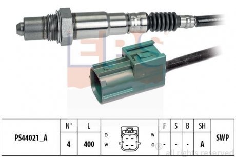 NISSAN Лямбда-зонд (4 конт.) Primera 1,6/1,8 02- Almera 1,5/1,8 02-06 Micra 1,0/1,2/1,4 02-05 EPS 1.998.304